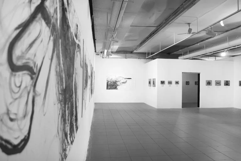 Widok wystawy w Galerii Sztuki Współczesnej BWA w Katowicach