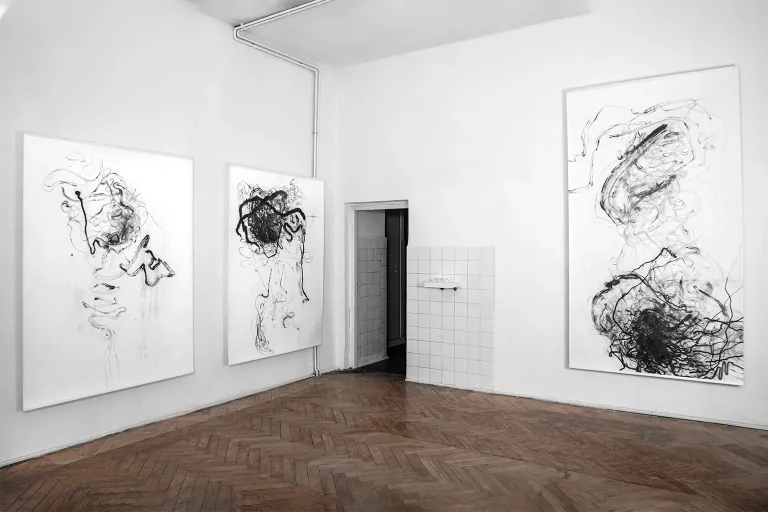 Widok wystawy indywidualnej w Galerii Szarej w Katowicach
